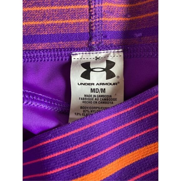 Under Armour, women’s compression, purple padded, shorts, softball size medium - Picture 5 of 5